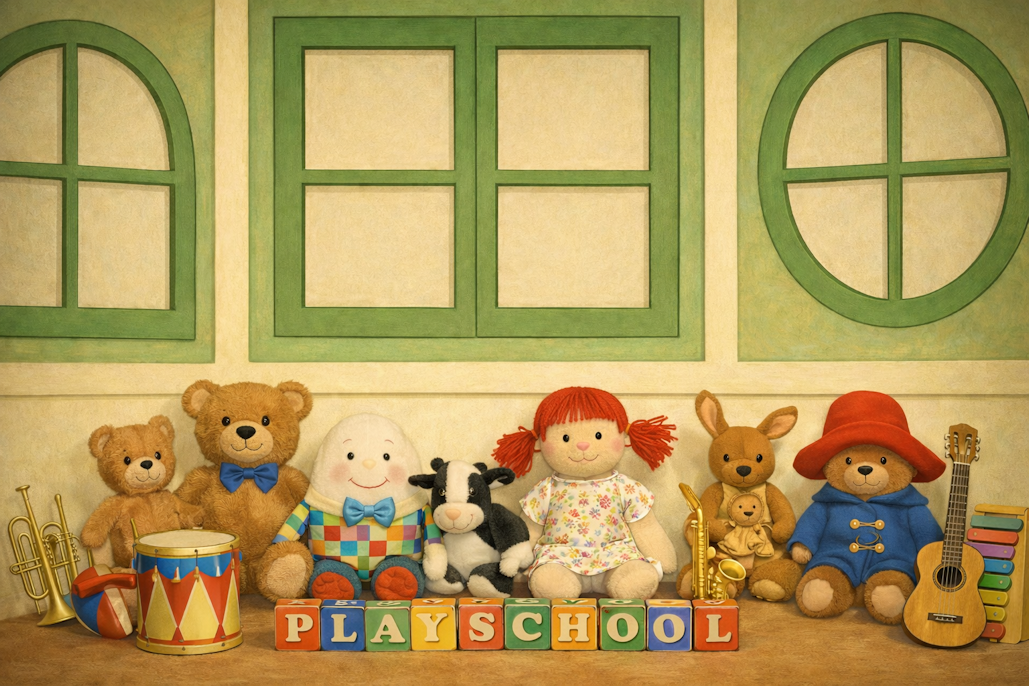 Do you remember going through the round window with PlaySchool?