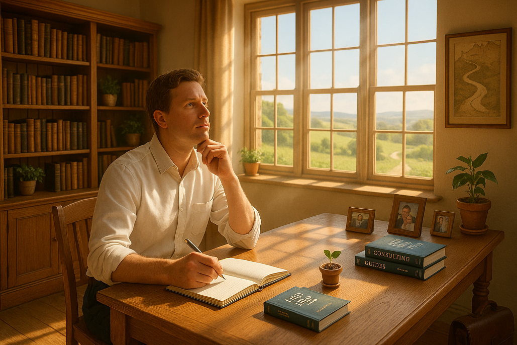 Setting up your consultancy, Crafting your vision, A new journey begins