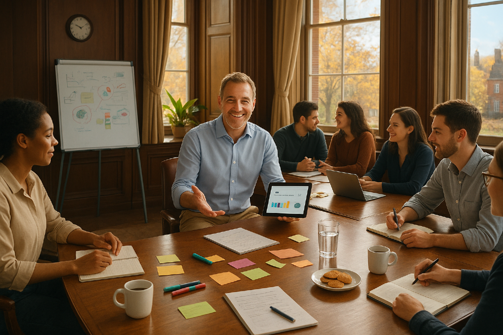 Building strong relationships, Brick by brick we lay, A sturdy foundation of trust